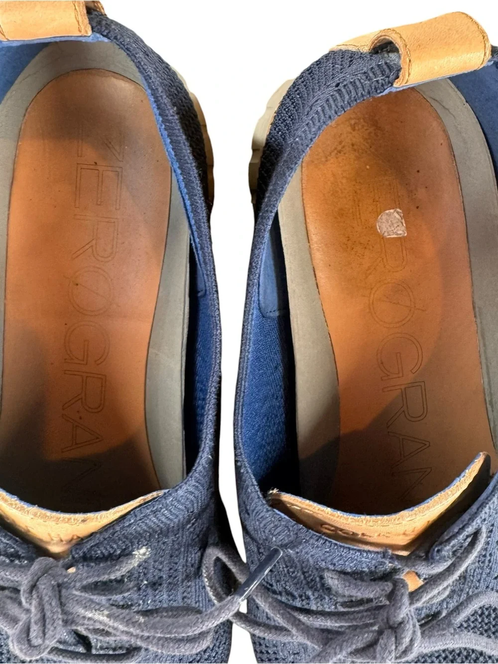 Cole Haan OriginalGrand Blue Stitchlite Wingtip Oxford Shoes Men’s 13 C27844